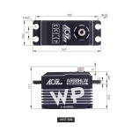 Original AGFRC Waterproof A66BHLW 33KG High Torque Metal Gears Low Profile Brushless for 1/10 RC Car